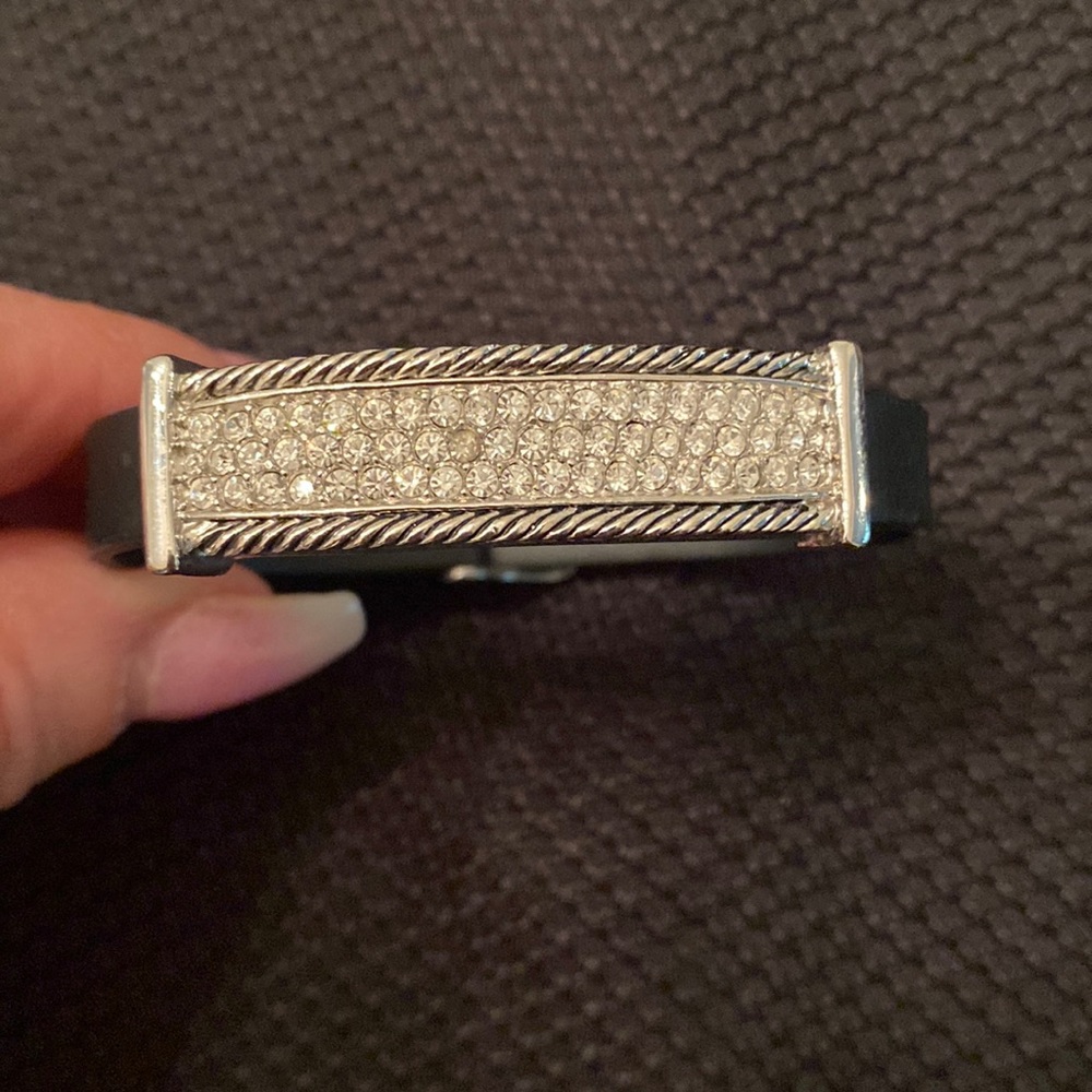 Rhinestone adjustable bracelet